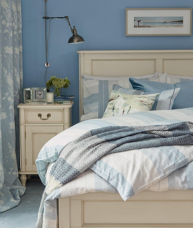 cropped bedroom blue